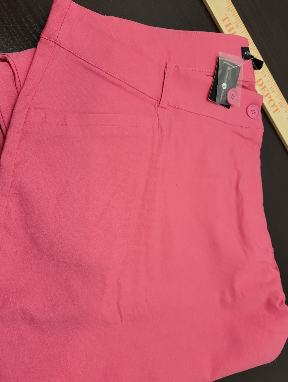 NWT Ashley Stewart Pink Millennium Stretch Pants - Plus Size 24 - Ankle Length